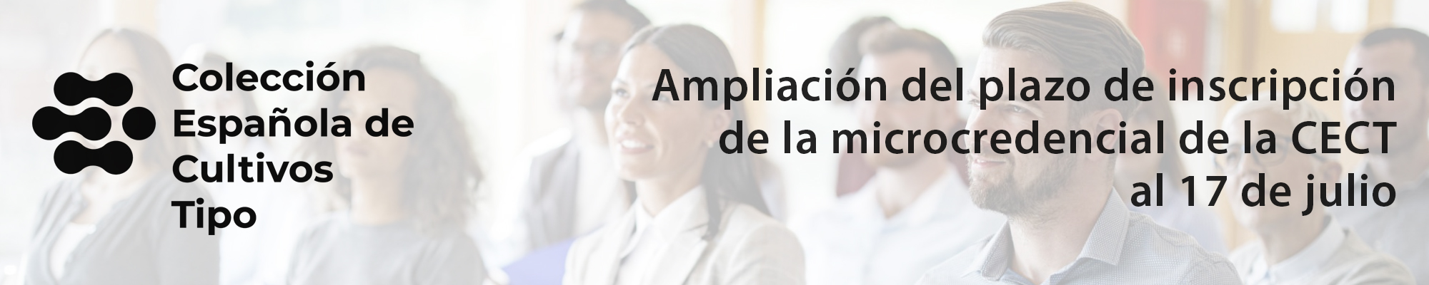 Ampliación del plazo de inscripción de la microcredencial de la CECT al 17 de julio. 